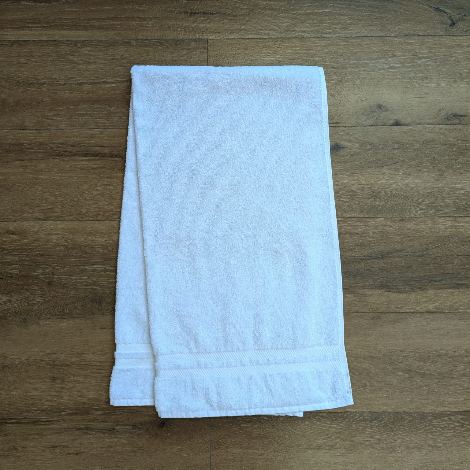 White Terry towel